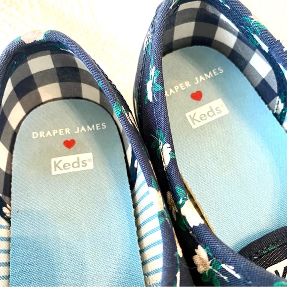 Draper James x Keds Shoes in Navy Floral Size 7 - Picture 8 of 10